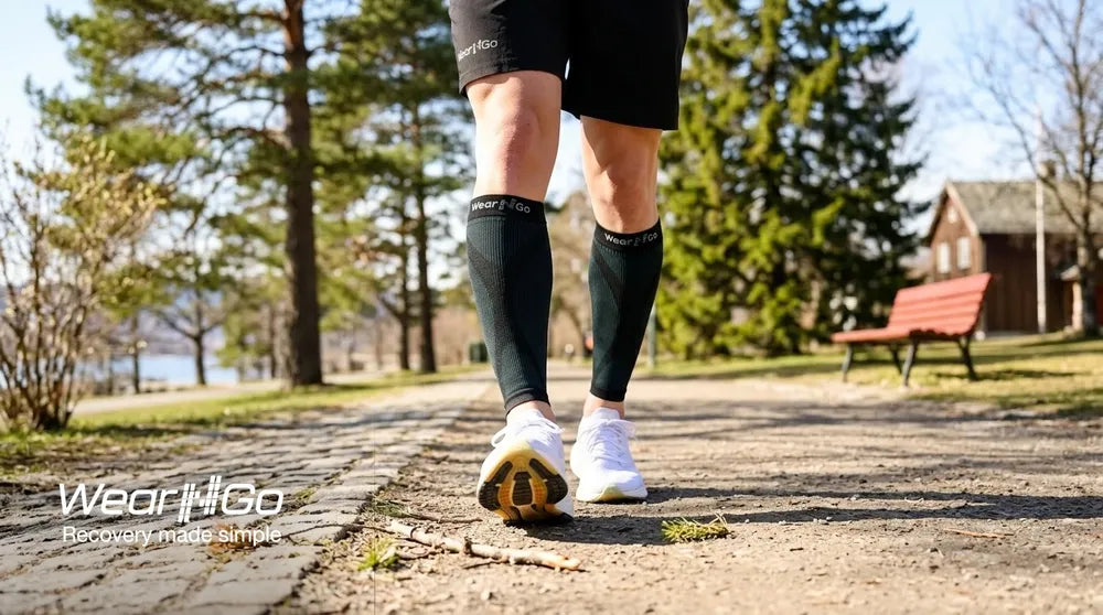 Slik fungerer kompresjonssleeves for arm og legg (forskning & effekt) | Wear'N'Go