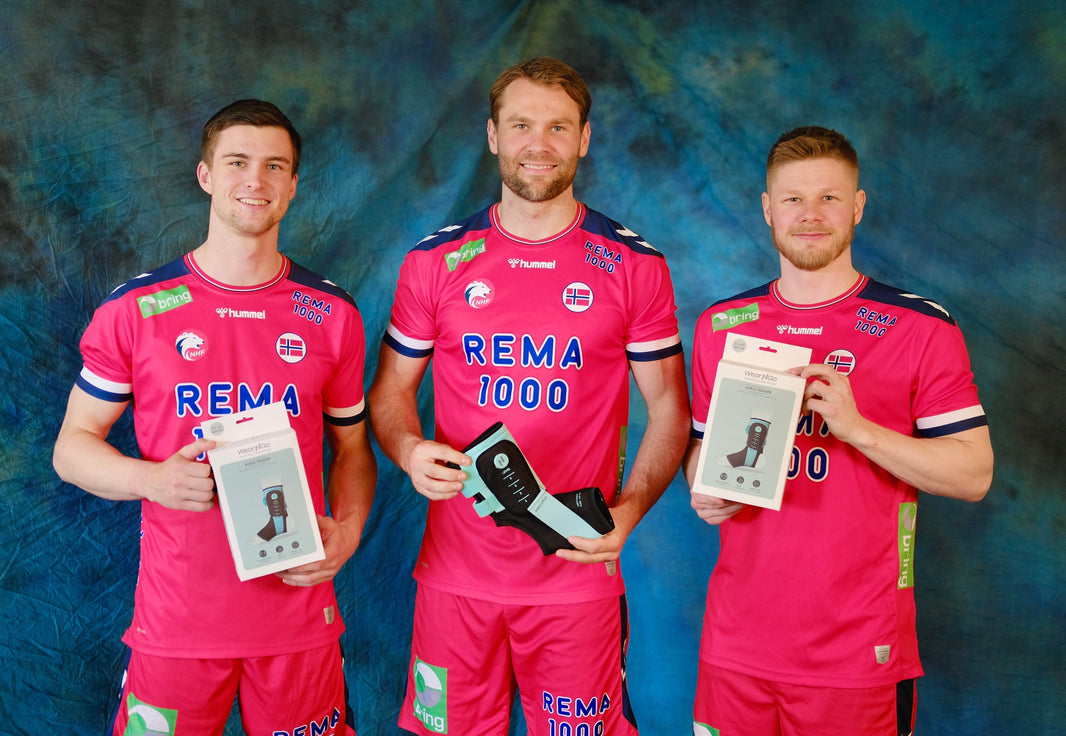 Se de norske landslagsspillerne i håndball sin introduksjon til Wear’N’Go – Ankle Trainer